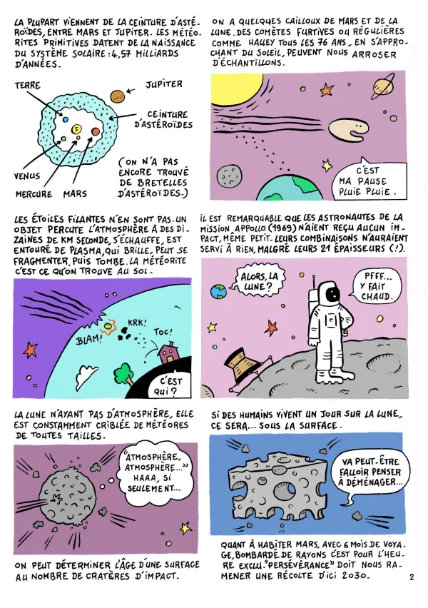 Traquer la matière extraterrestre