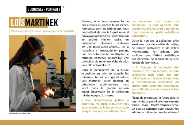 Interview menée par Louise Bourget - Photo : Cléa Hameury. Février 2024