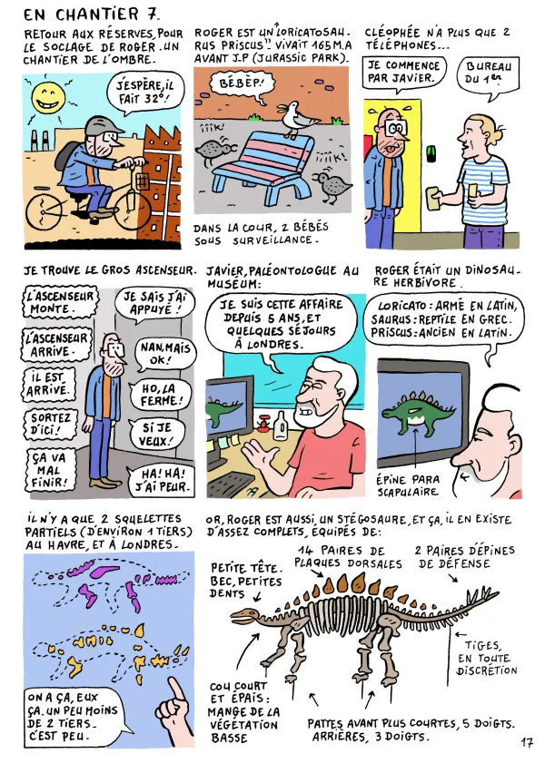 Le chantier du musée en BD : épisode 7 " Le soclage "