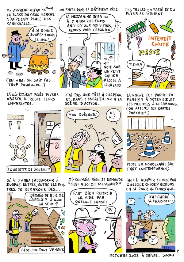 Le chantier du musée en BD : épisode 1 "La visite du chantier"