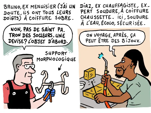 Le chantier du musée en BD : épisode 7 " Le soclage "
