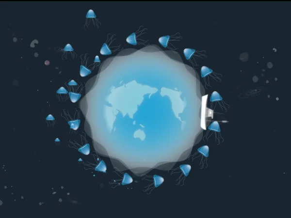 L'homme et la méduse