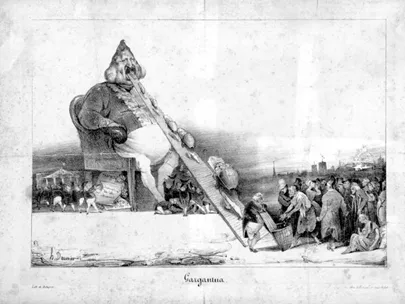 Gargantua, lithographie de Honoré Daumier, La Caricature 1831
